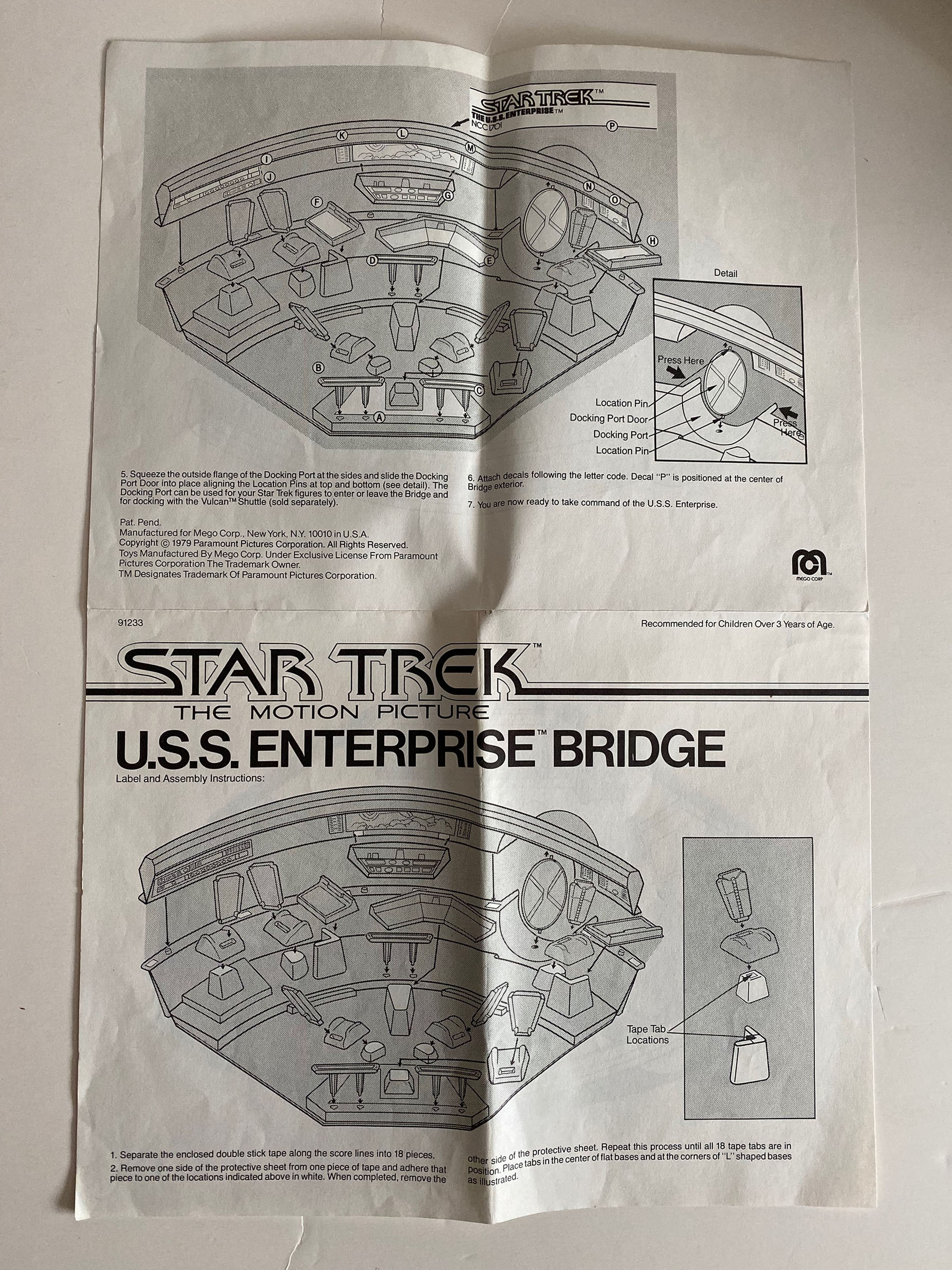 08 Mego STTMP Bridge - Instructions Front