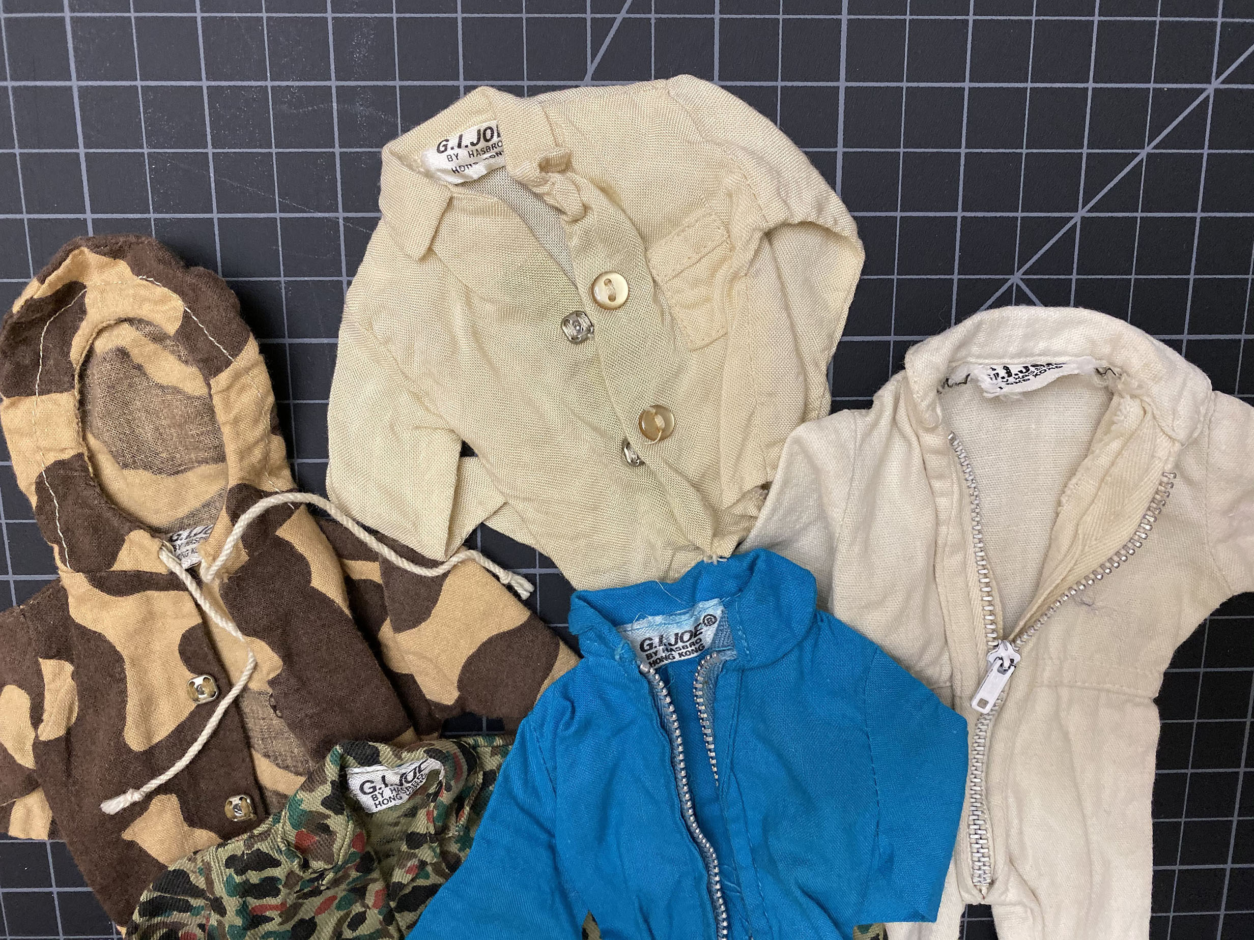 GI Joe Clothes - Tops with Labels