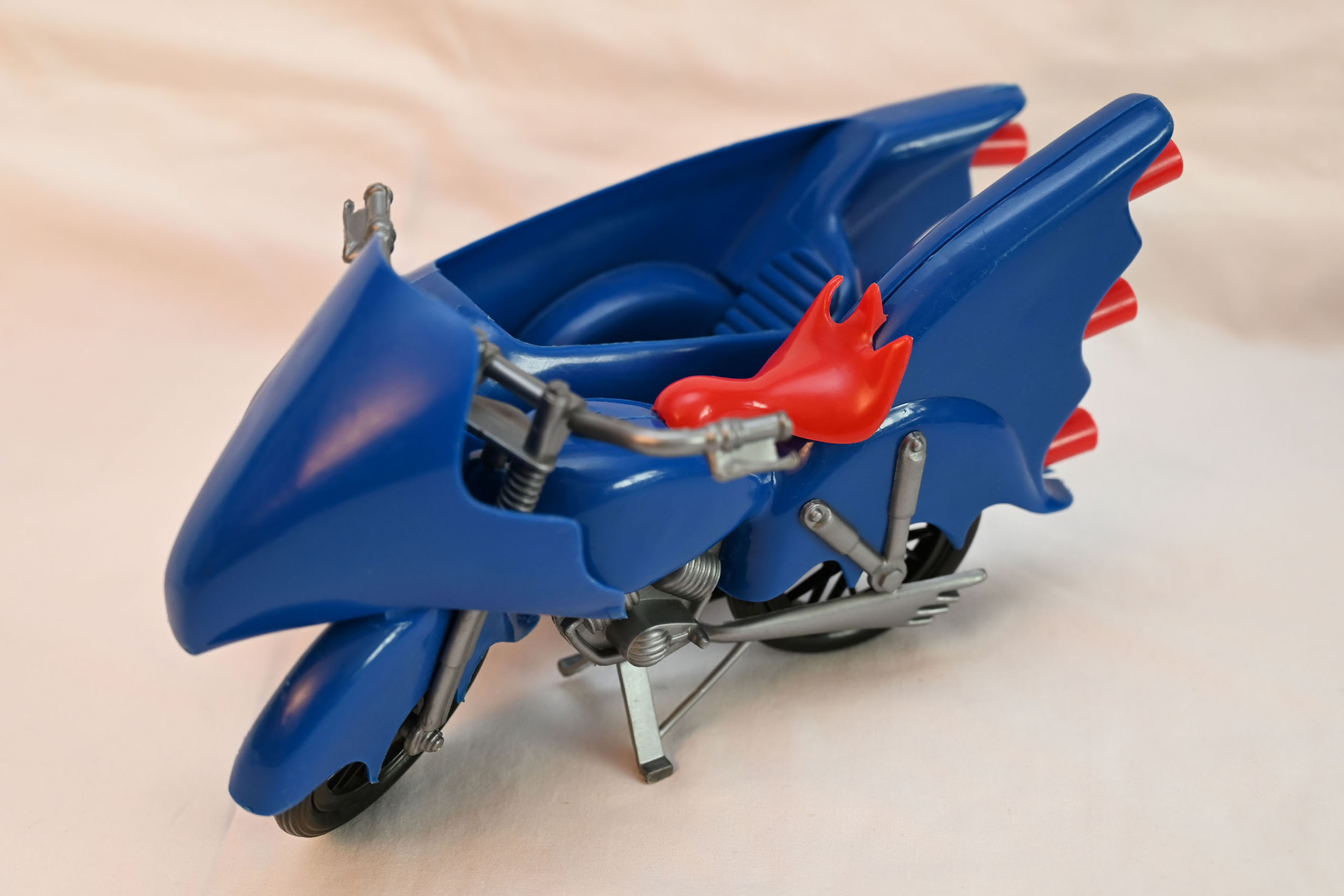 Mego Batman - Batcycle Side